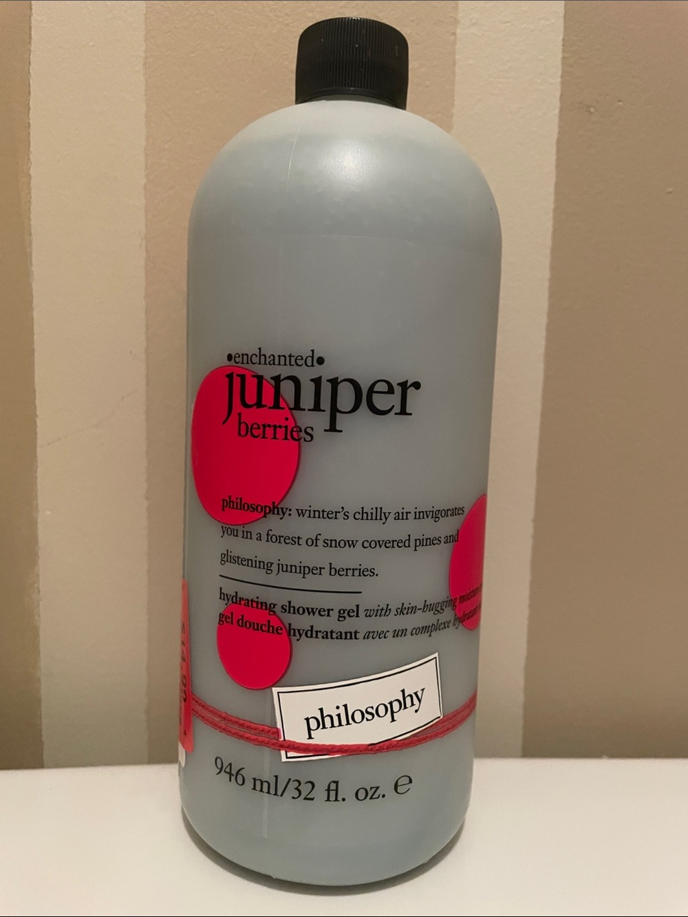 NWT Philosophy Enchanted Juniper Berries 32 oz Hydrating Shower Gel